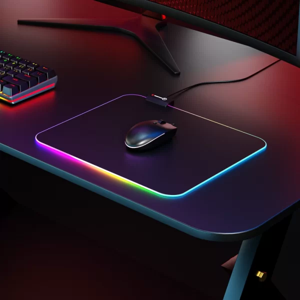 Rampage Blitz RGB M MP-23 RGB Siyah Gaming Mouse Pad