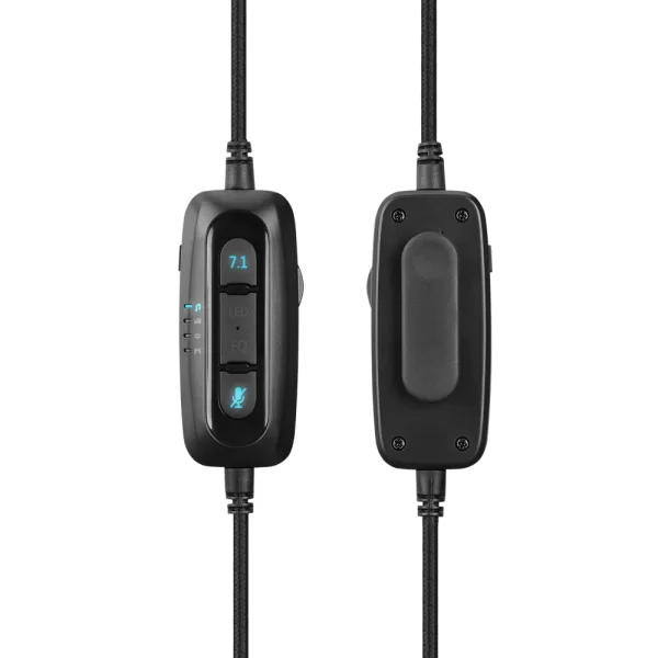 Rampage ONYX-S Siyah USB 7.1 RGB Led + Ses Kontrollü Oyuncu Mikrofonlu Kulaklık