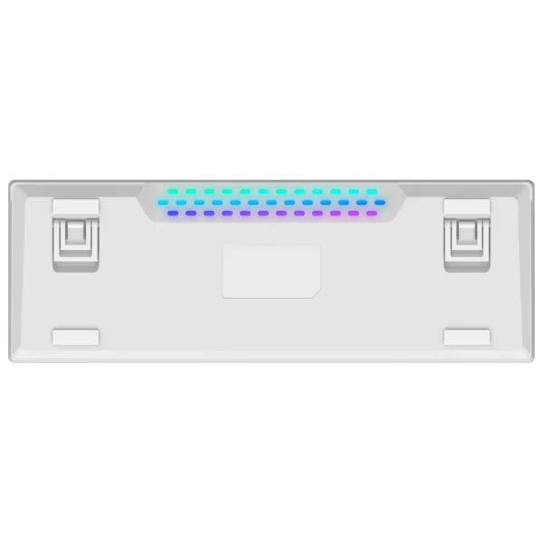 Rampage RADIANT K11 Beyaz Type-C Bağlantılı RGB Puding Tuşlu US Layout Red Switch Gaming Klavye