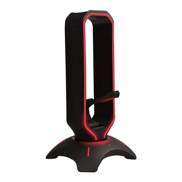 Rampage RM-H66 GUARD Siyah RGB Işıklı 2*Usb Port Kulaklık İçin Stand