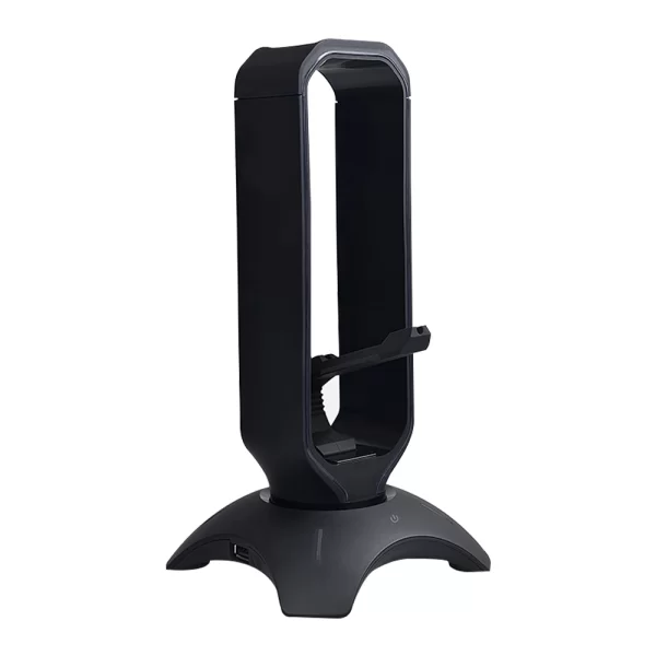 Rampage RM-H66 GUARD Siyah RGB Işıklı 2*Usb Port Kulaklık İçin Stand