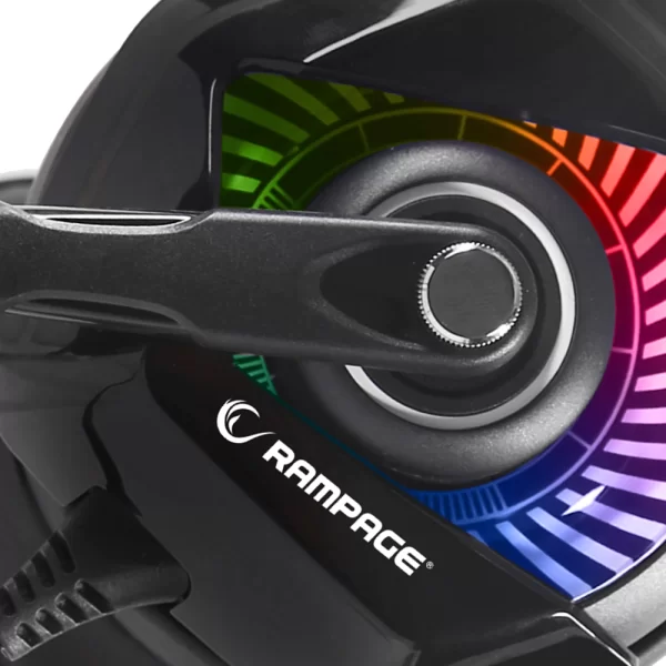 Rampage RM-K66 TYPHOON Siyah USB 7.1 Version RGB Ledli Gaming Oyuncu Mikrofonlu Kulaklık