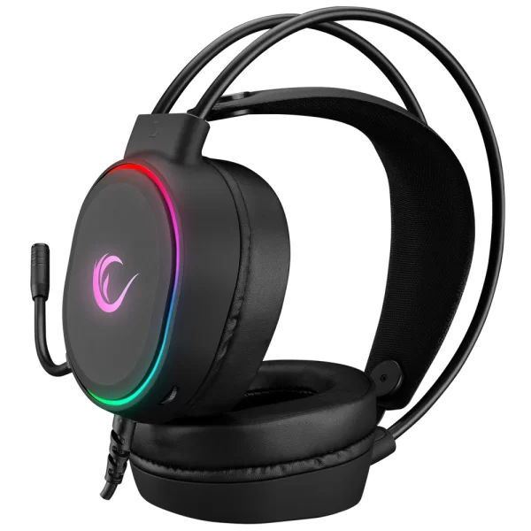 Rampage ROGUE Siyah USB RGB Ledli Gaming Esnek Mikrofonlu Oyuncu Kulaklık