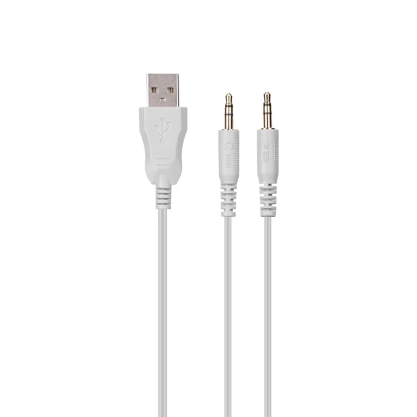 Rampage SN-R10 ALQUIST Pembe 3,5mm RGB Gaming Oyuncu Mikrofonlu Kulaklık