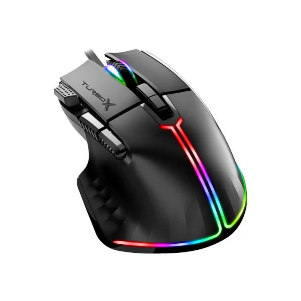 Turbox TR-XM20 20000 Dpi Usb Kablolu RGB Siyah Optik Gaming Mouse