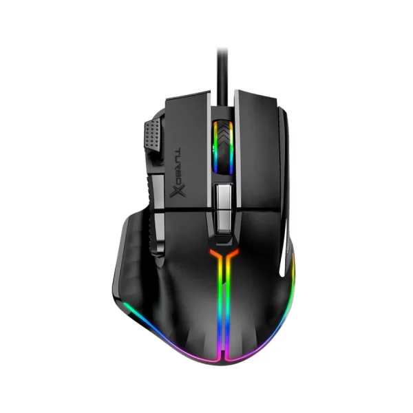 Turbox TR-XM20 20000 Dpi Usb Kablolu RGB Siyah Optik Gaming Mouse
