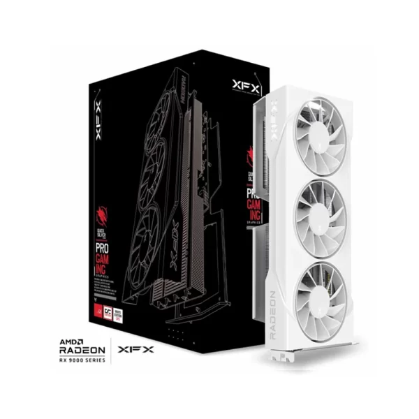 XFX Radeon RX 9060 XT Swift White Triple Fan OC 16GB 128 Bit GDDR6 Ekran Kartı
