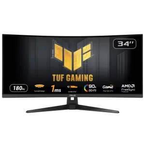 Asus 34 TUF Gaming VG34VQ3B 180Hz 1Ms FreeSync 2K WQHD VA Curved Gaming Monitör