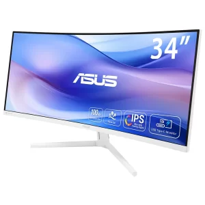 Asus 34 VU34WCIP-W 100Hz 1Ms FreeSync 2K QHD VA Curved Monitör