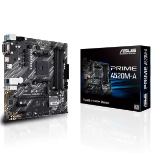 Asus Prime A520M-A DDR4 4800mhz(OC) M.2 AM4 mATX Anakart