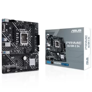 Asus Prime H610M-E D4 DDR4 3200MHz (OC) M.2 1700p mATX Anakart
