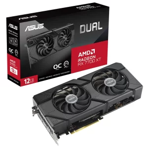 Asus Radeon RX 7700 XT Dual O12G 12GB GDDR6 192 Bit Ekran Kartı
