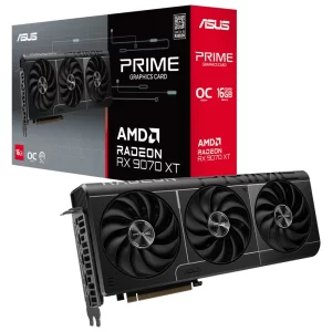 Asus Radeon RX 9070 XT Prime OC 16GB 256 Bit GDDR6 Ekran Kartı