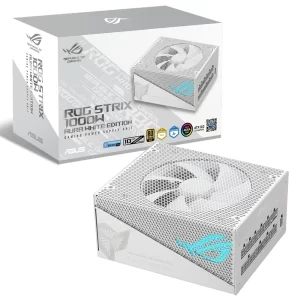 Asus ROG Strix 1000W Aura Beyaz Gold Aura Edition 80+ Gold Tam Modüler PCI-E 5.0 Güç Kaynağı