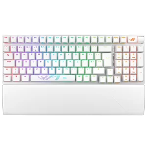 Asus ROG Strix Scope II 96 NX Red Switch RGB Beyaz Kablosuz ENG-Q Mekanik Gaming Klavye
