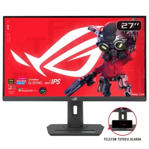 Asus ROG Strix XG27UCG 27 1ms Dual Mode 4K 160Hz-FHD 320Hz G-Sync Uyumlu Fast IPS Oyuncu Monitörü