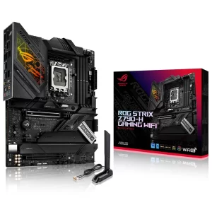 Asus ROG Strix Z790-H Gaming Wi-Fi 7800mhz(OC) RGB M.2 1700p ATX DDR5 Anakart