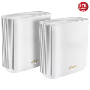 Asus ZenWiFi XT8 AX6600 Wi-Fi-6 Beyaz Mesh Sistemi 2li Set