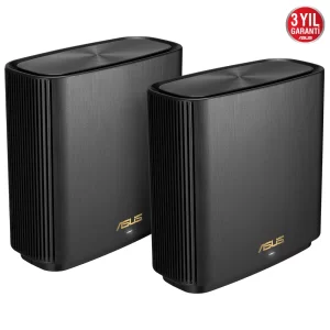 Asus ZenWiFi XT8 AX6600 Wi-Fi-6 Siyah Mesh Sistemi 2li Set