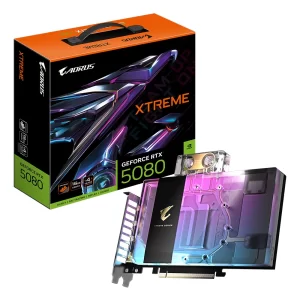 Gigabyte AORUS GeForce RTX 5080 XTREME WATERFORCE WB 16GB DLSS 4 256 Bit GDDR7 Custom Soğutmalı Ekran kartı