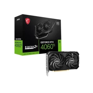 MSI GeForce RTX 4060 Ti Ventus 2X Black 8G OC 8GB GDDR6 128 Bit Ekran Kartı