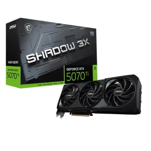 MSI GeForce RTX 5070 Ti 16G Shadow 3X OC 16GB DLSS 4 256 Bit GDRR7 Ekran Kartı