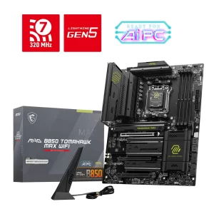 MSI MAG B850 TOMAHAWK MAX WIFI DDR5 8400MHz (OC) M.2 AM5 ATX Anakart