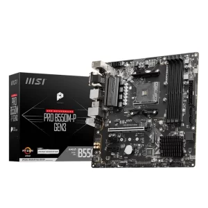 MSI Pro B550M-P GEN3 4400MHz (OC) M.2 DDR4 AM4 Anakart