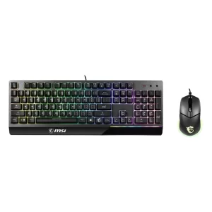 MSI Vigor GK30 Combo RGB + Clutch GM11 Siyah Gaming Klavye Mouse Set