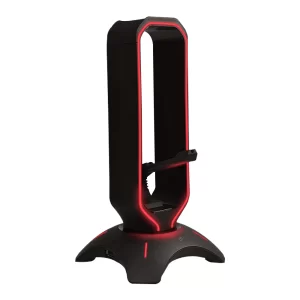 Rampage RM-H66 GUARD Siyah RGB Işıklı 2*Usb Port Kulaklık İçin Stand