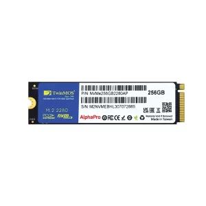 TwinMOS 256GB NVMe Gen3 3600/3250Mb/s M.2 SSD