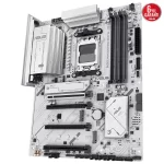 Asus B650E MAX GAMING WIFI W DDR5 8000MHz (OC) M.2 AM5 ATX Beyaz Anakart