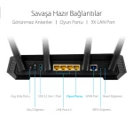 Asus DSL-AX82U AX5400 Aura RGB AiMesh WLAN VDSL Modem Router