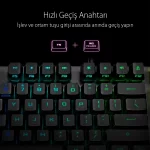 Asus ROG Strix Scope RX Blue Switch IP57 Su Geçirmez ve Toza Dayanıklı Türkçe Optik Mekanik Gaming Klavye