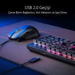 Asus ROG Strix Scope RX Blue Switch IP57 Su Geçirmez ve Toza Dayanıklı Türkçe Optik Mekanik Gaming Klavye