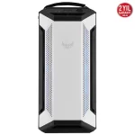 Asus TUF Gaming GT501 White Edition RGB Tempered Glass USB 3.1 Mid Tower Kasa