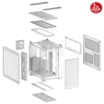 Asus TUF Gaming GT502 Horizon Temperli Cam Beyaz USB 3.2 ATX Mid Tower Kasa