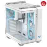 Asus TUF Gaming GT502 Horizon Temperli Cam Beyaz USB 3.2 ATX Mid Tower Kasa