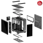 Asus TUF Gaming GT502 Horizon Temperli Cam Siyah USB 3.2 ATX Mid Tower Kasa