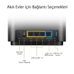 Asus ZenWiFi XT8 AX6600 Wi-Fi-6 Siyah Mesh Sistemi 2li Set