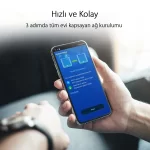 Asus ZenWiFi XT8 AX6600 Wi-Fi-6 Siyah Mesh Sistemi