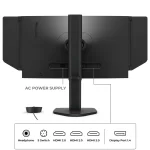 BenQ Zowie 24.1 XL2566X+ 400Hz HDMI DP DyAc 2 Fast Espor FHD TN Gaming Monitör