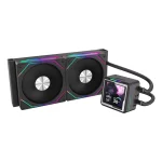 Dragos AquaForge 240 Black ARGB LCD 240mm Intel-AMD Uyumlu Sıvı Soğutucu