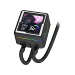 Dragos AquaForge 360 Black ARGB LCD 360mm Intel-AMD Uyumlu Sıvı Soğutucu