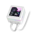 Dragos AquaForge 360 White ARGB LCD 360mm Intel-AMD Uyumlu Sıvı Soğutucu