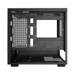 Dragos Basalt Pro 6x ARGB Fan USB 3.0 600W 80+ Plus mATX Panoramik Temperli Cam Gaming Siyah Kasa