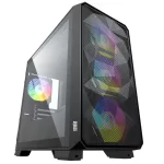 Dragos Diamond 4x ARGB Fan USB 3.0 600W 80+ Tempered Glass mATX Gaming Kasa