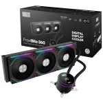 Dragos FrostBite 360 Black ARGB Digital 360mm Intel-AMD Uyumlu Sıvı Soğutucu