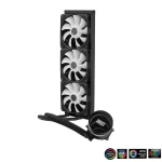 Dragos Vortex V-360 ARGB 360mm Siyah İşlemci Sıvı Soğutucu