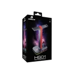 GameBooster HS01 RGB Aydınlatmalı Aksesuar ve İkili Kulaklık Standı